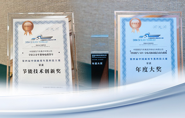 硬核实力再获认证！中国重汽斩获商用车黑科技大赛最高殊荣