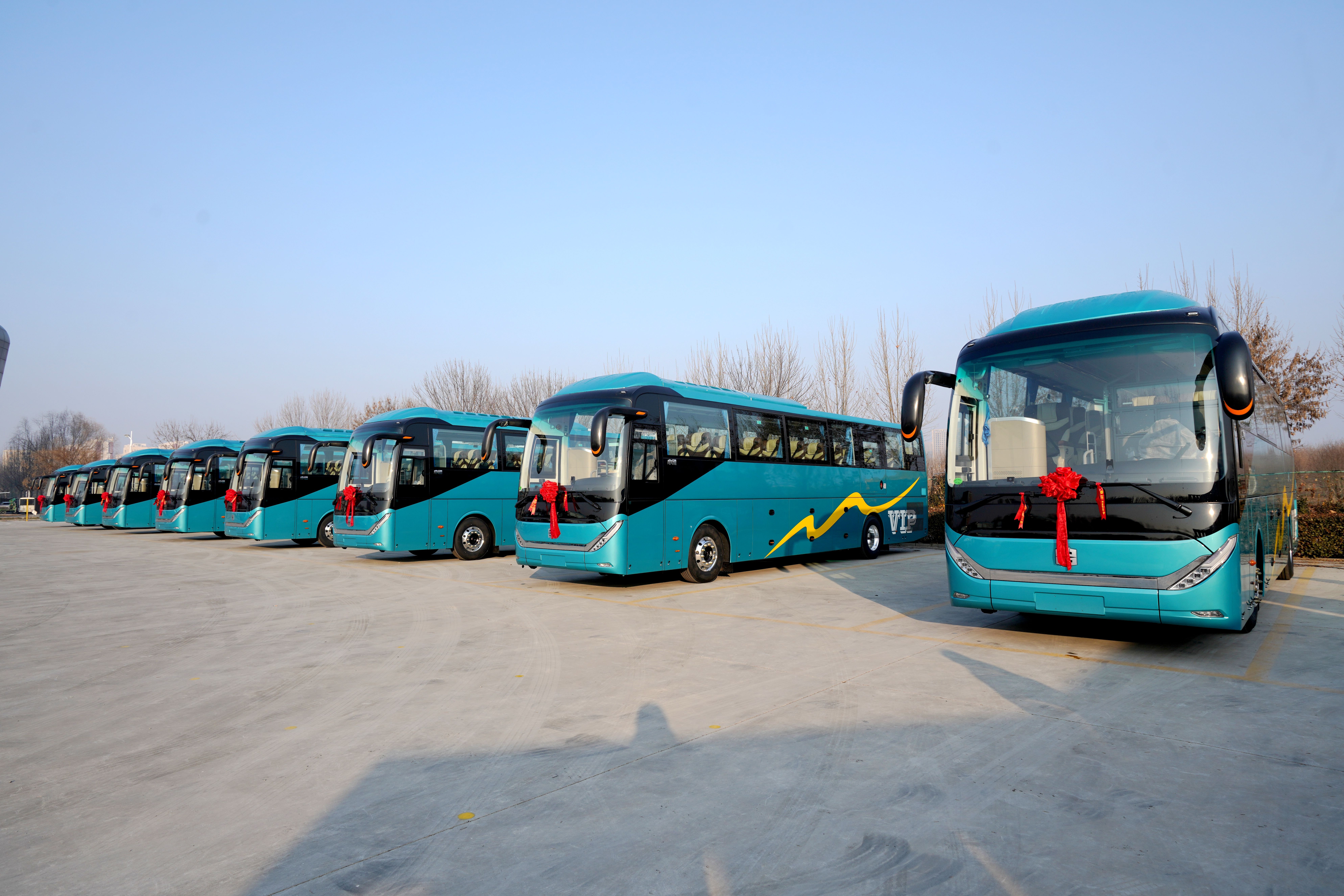 沪行繁花！中通客车H系旅团客车交付上海